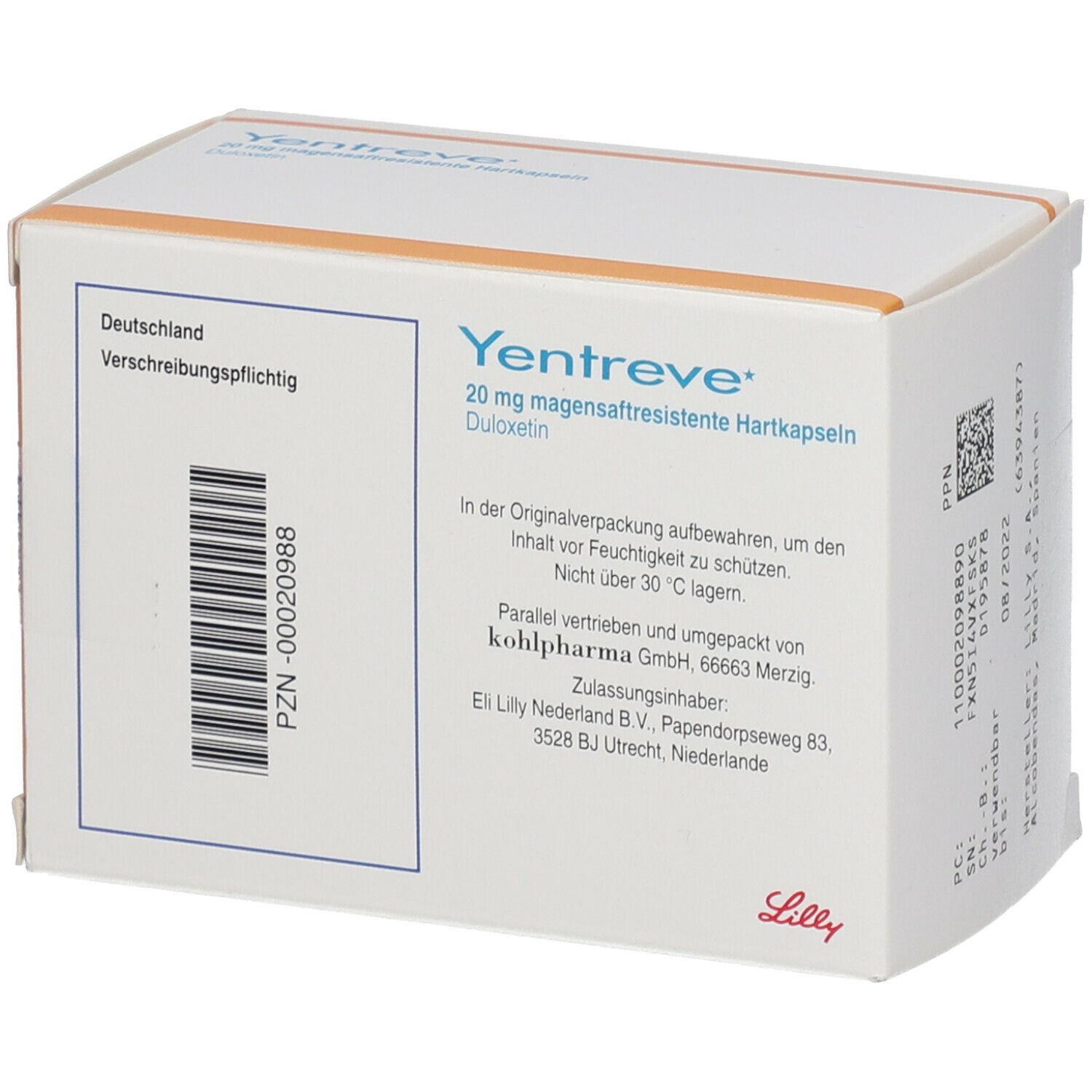 Yentreve 20 mg
