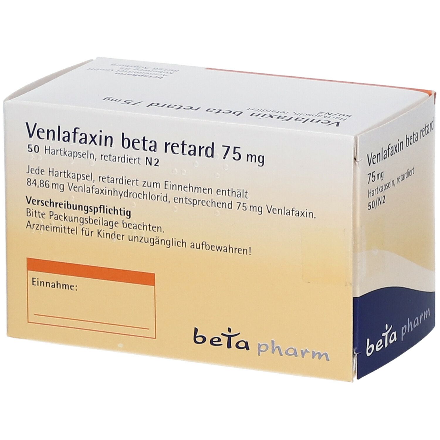Venlafaxin beta retard 75 mg