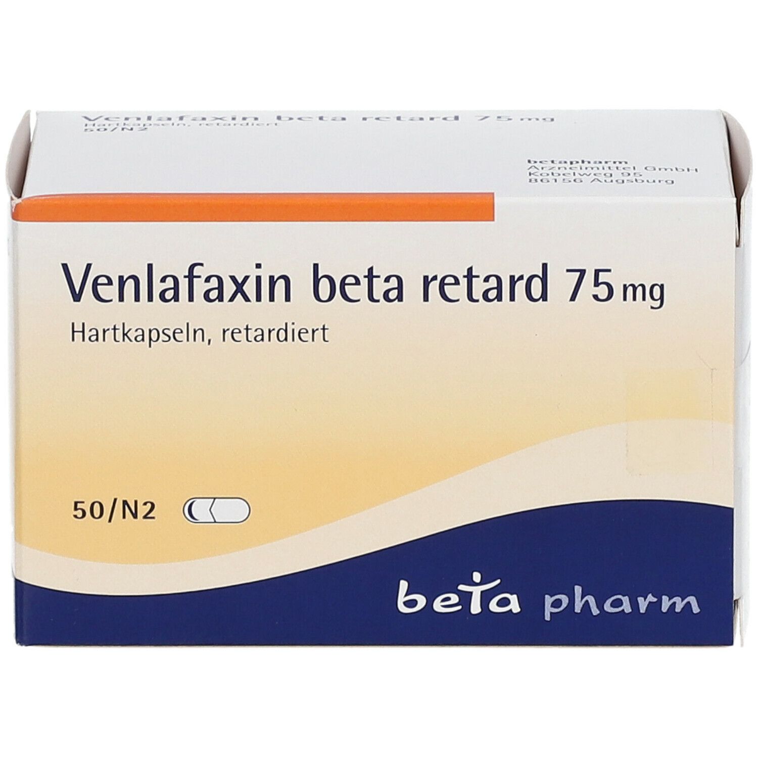 Venlafaxin beta retard 75 mg