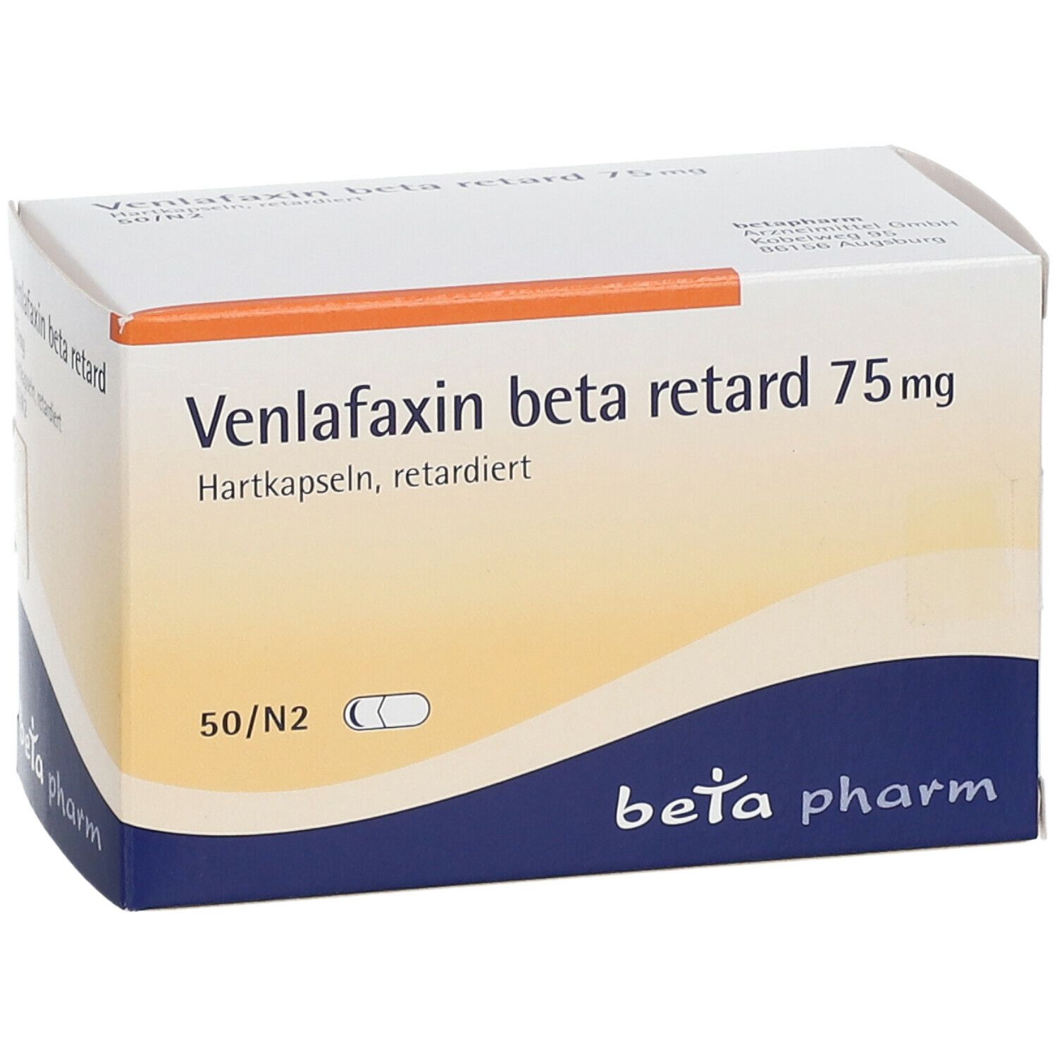 Venlafaxin beta retard 75 mg