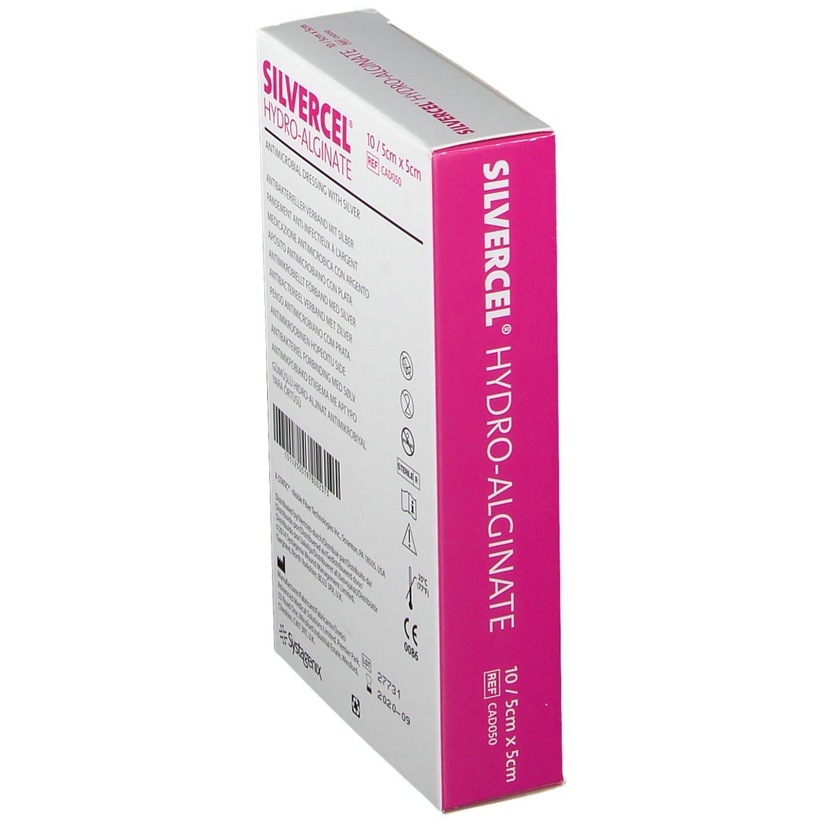 SILVERCEL Hydroalginat Verband 5x5 cm