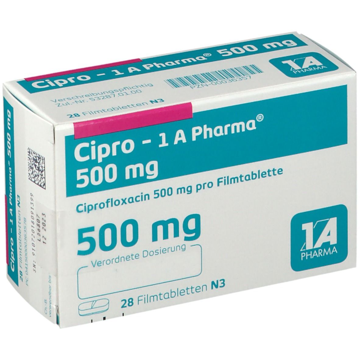Cipro 1A Pharma® 500Mg