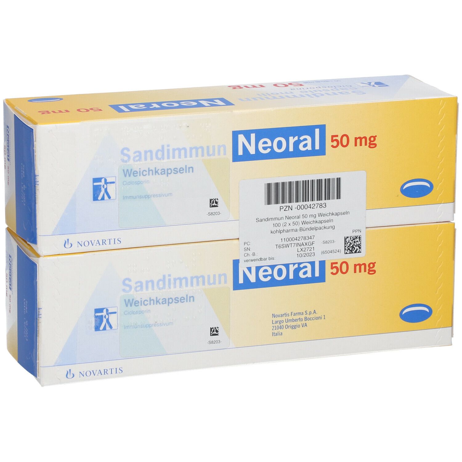 Sandimmun Neoral 50 mg