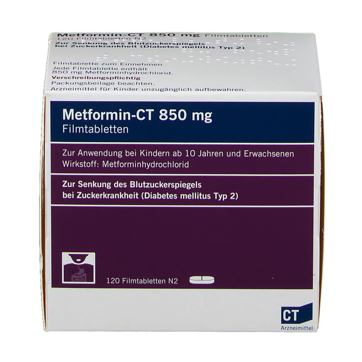 Metformin- Ct 850 mg Filmtabletten