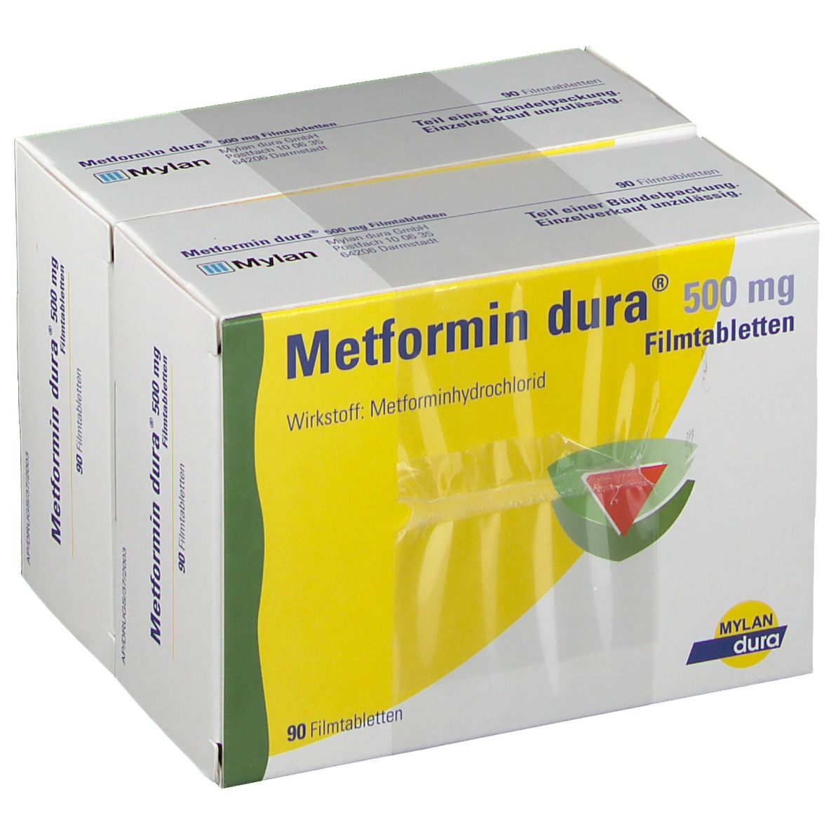 METFORMIN dura 500 mg Filmtabletten