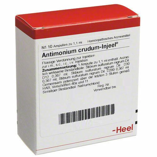 Antimonium Crudum Injeel 1,1 ml