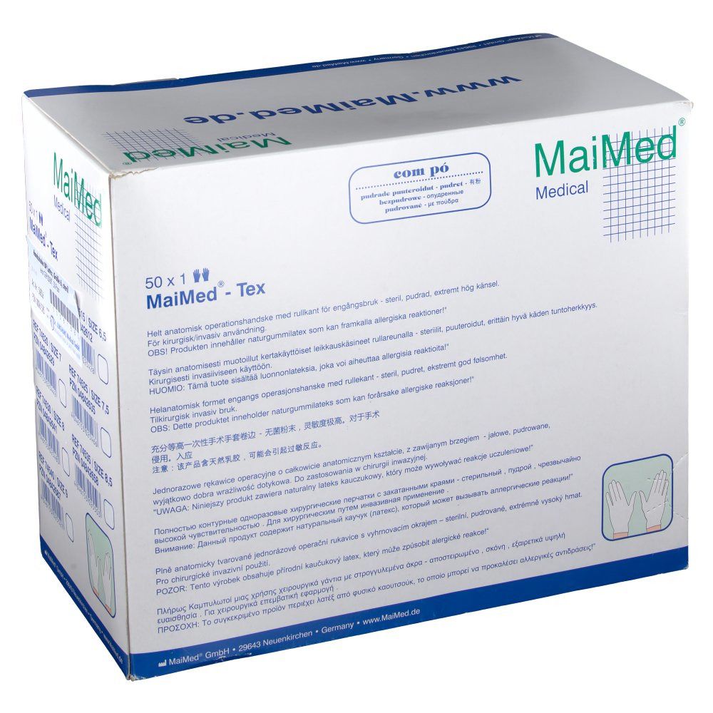 MaiMed® Tex OP-Handschuh aus Latex steril