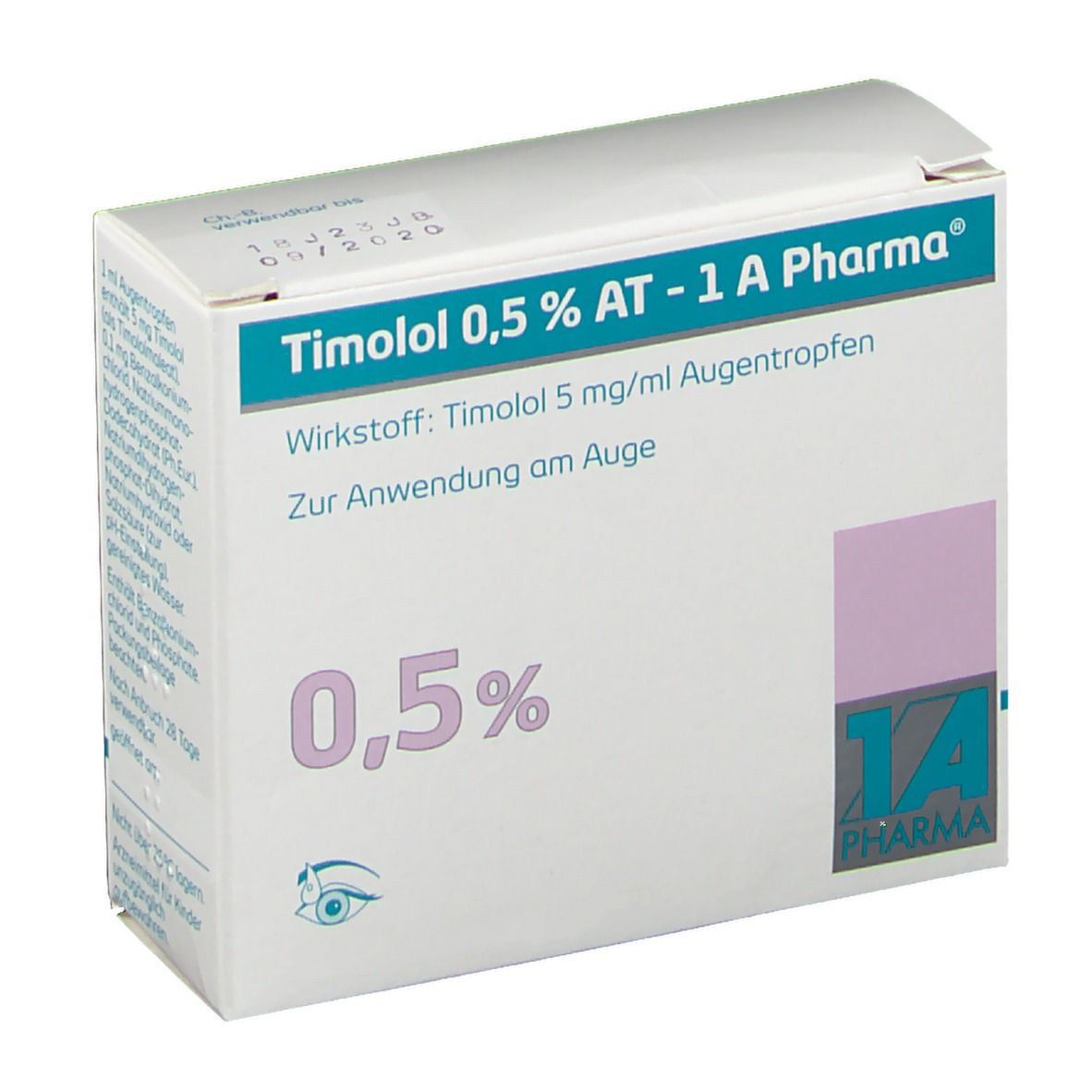 Timolol 0,5% AT - 1 A Pharma®