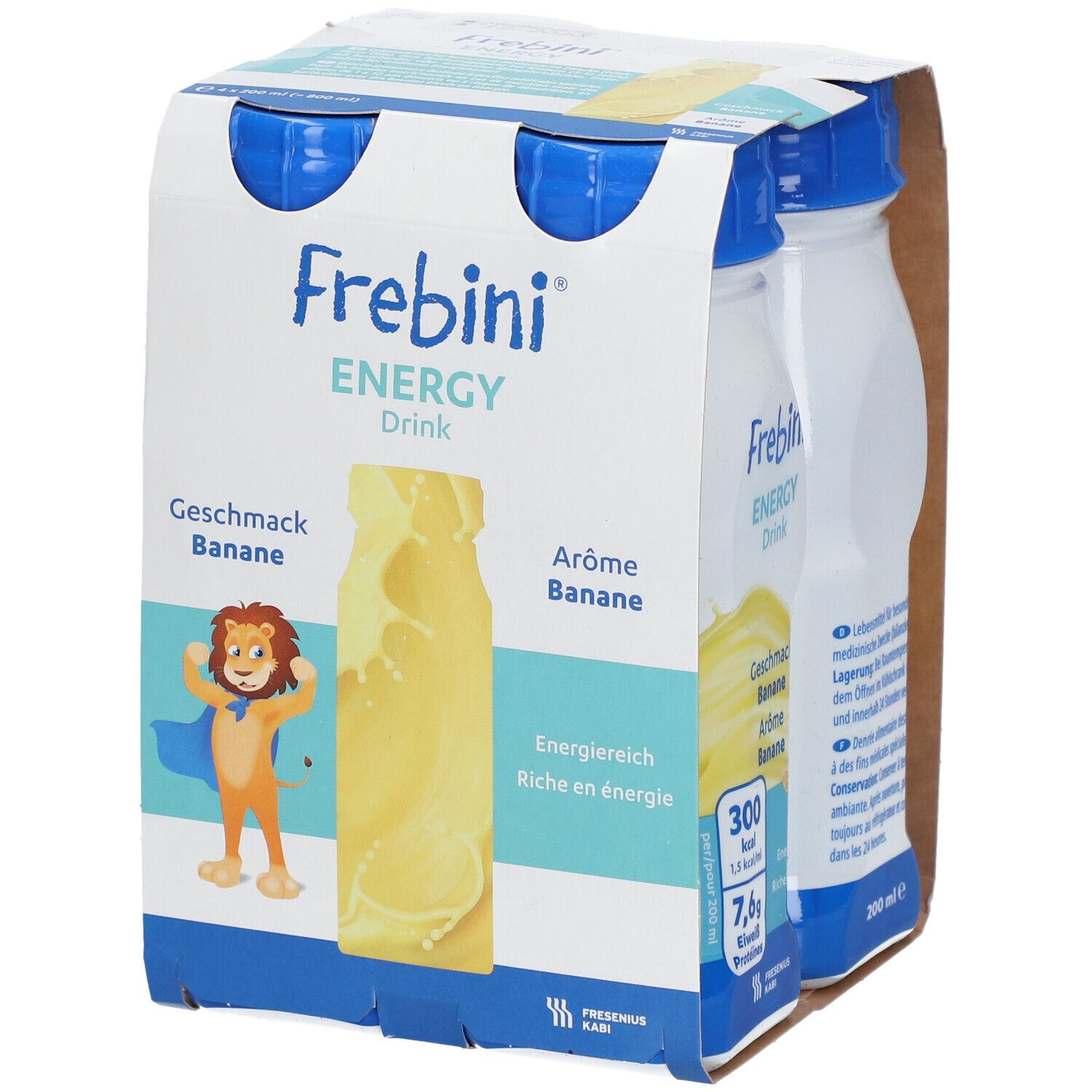 Frebini Energy Trinknahrung Banane | Aufbaunahrung mit Vitaminen für Kinder