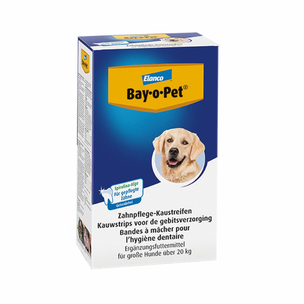 Bay-o-Pet® Bandes à mâcher soins dentaires à base d'algues pour grands chiens