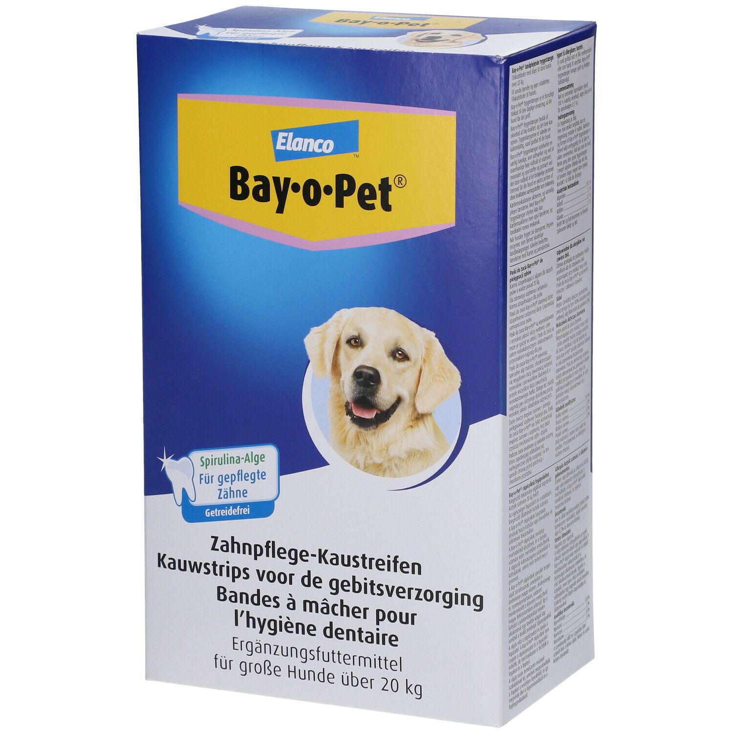 Bay-o-Pet® Bandes à mâcher soins dentaires à base d'algues pour grands chiens