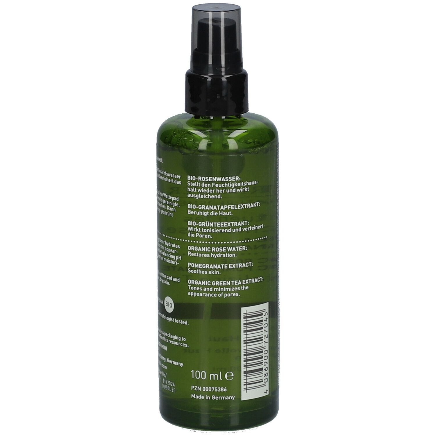 PRIMAVERA® Wohltuendes Gesichtswasser bio Rose-Granatapfel