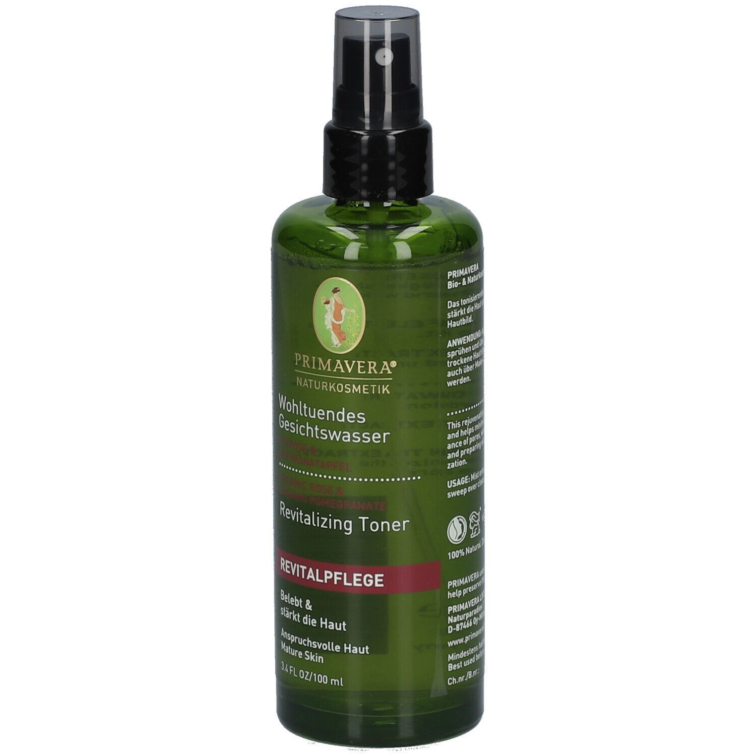 PRIMAVERA® Wohltuendes Gesichtswasser bio Rose-Granatapfel