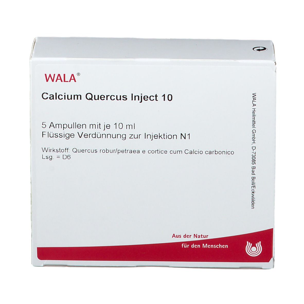 WALA® Calcium Quercus Inject 10 Ampullen