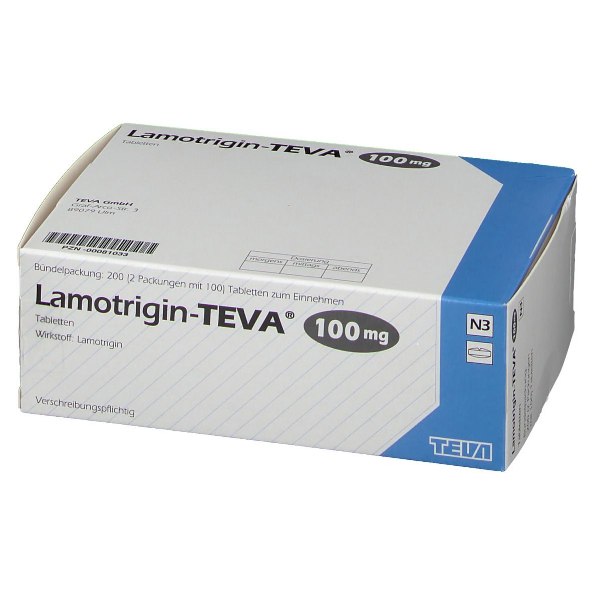 Lamotrigin-TEVA® mg 200 St -