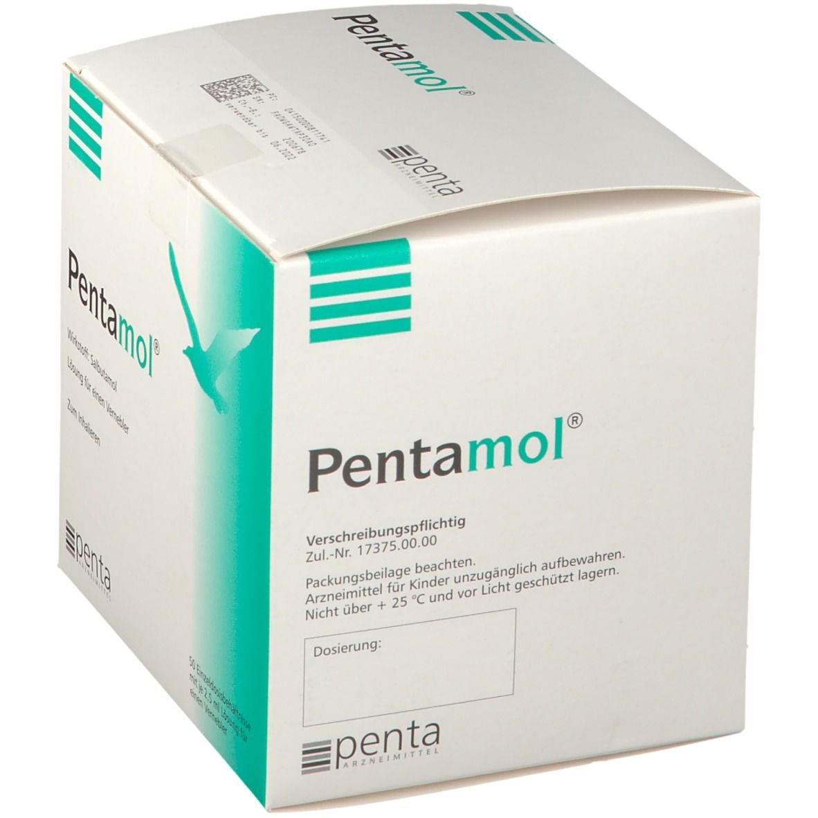 Pentamol Fertiginhalat Lösung f.e.Vernebler 50x2,5 ml für einen Vernebler