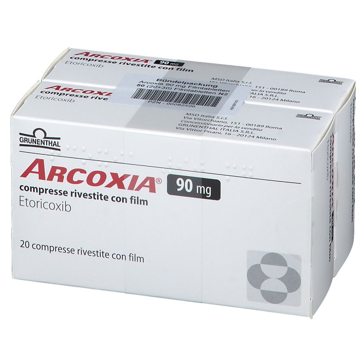 ARCOXIA® 90 mg 50 St mit dem E-Rezept kaufen - Shop Apotheke