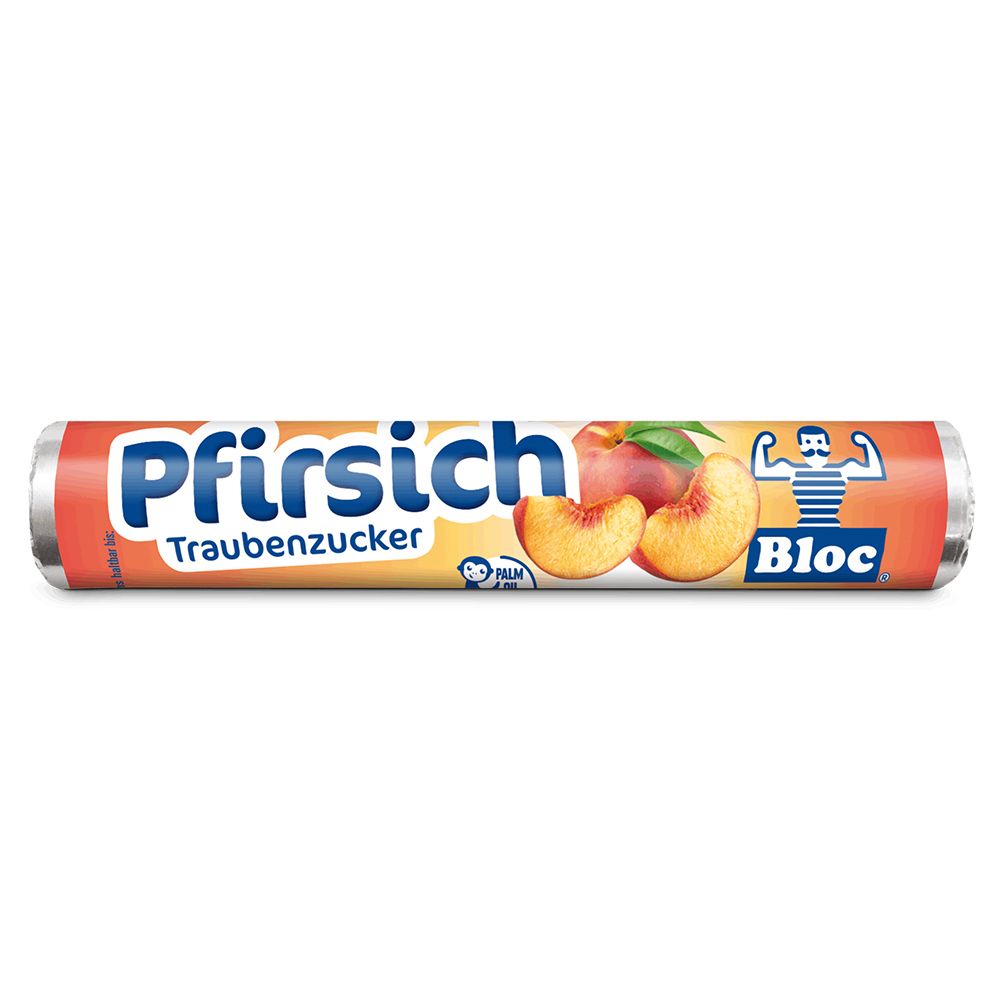 Bloc® Traubenzucker Pfirsich