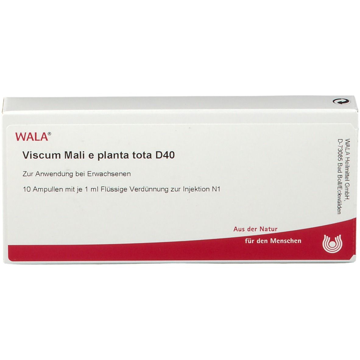 WALA® Viscum Mali e planta tota D 40 Ampullen
