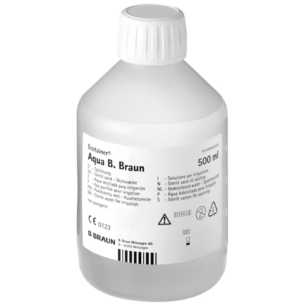 Aqua B. Braun Spüllösung Kunststoff Flasche