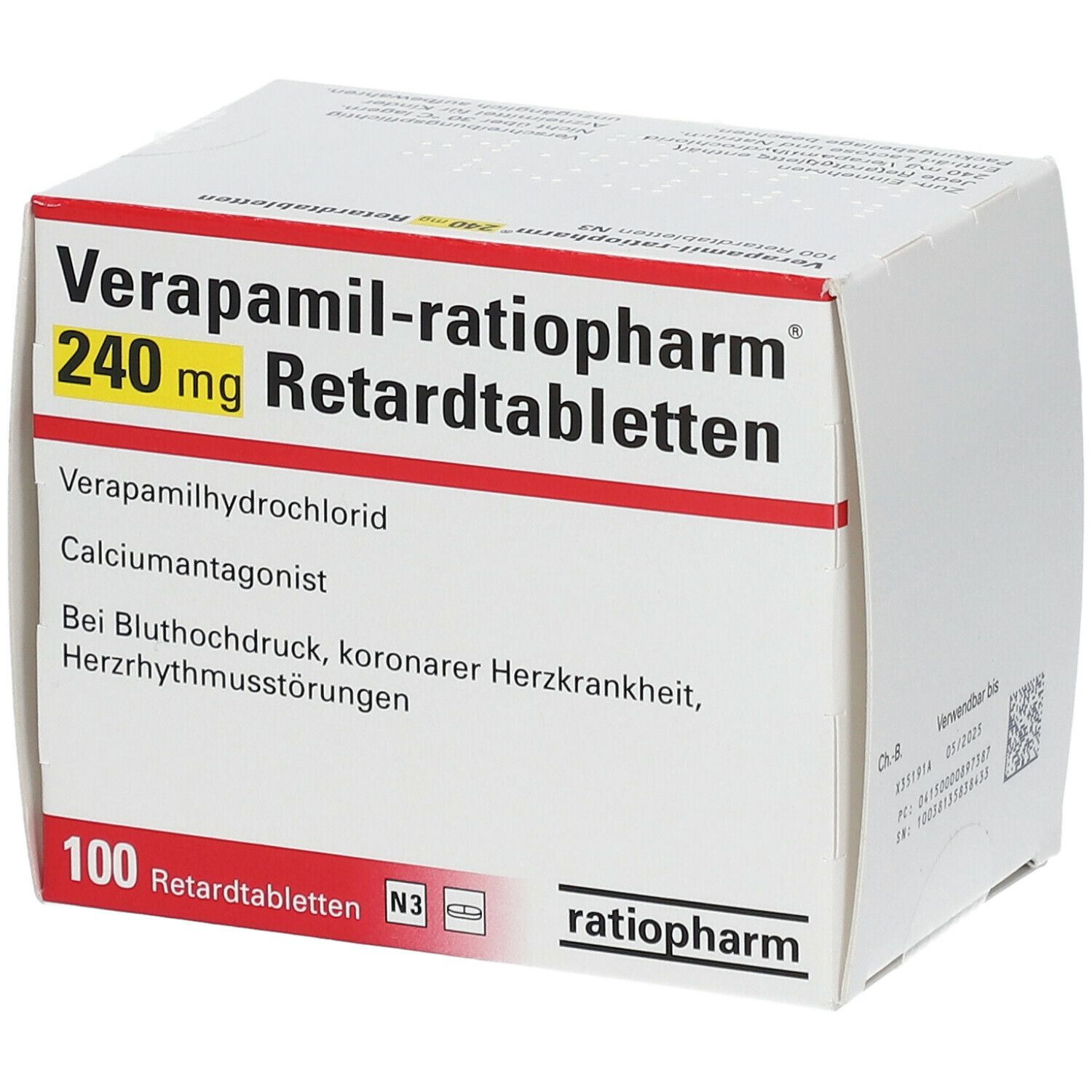 Verapamil-ratiopharm® 240 mg