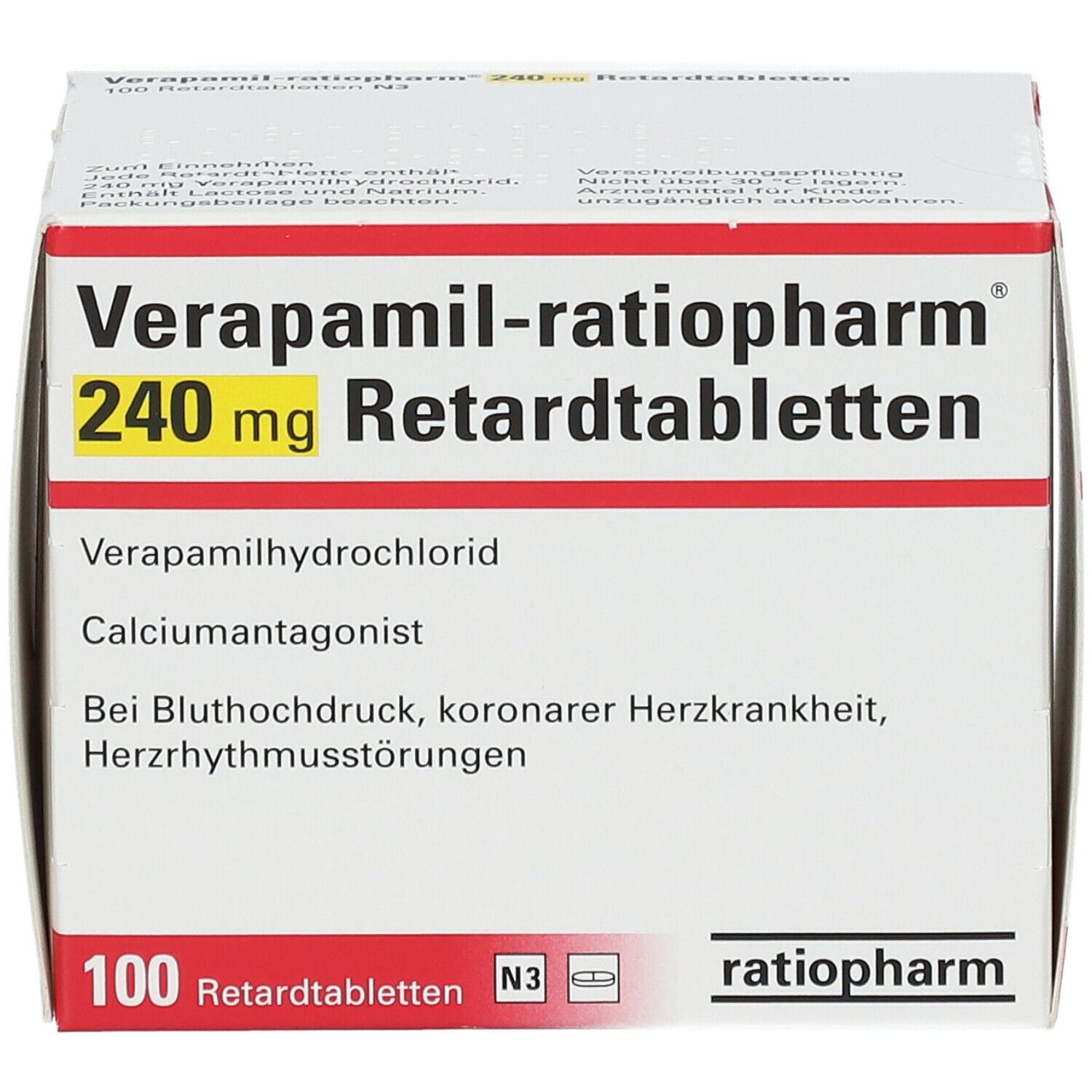 Verapamil-ratiopharm® 240 mg