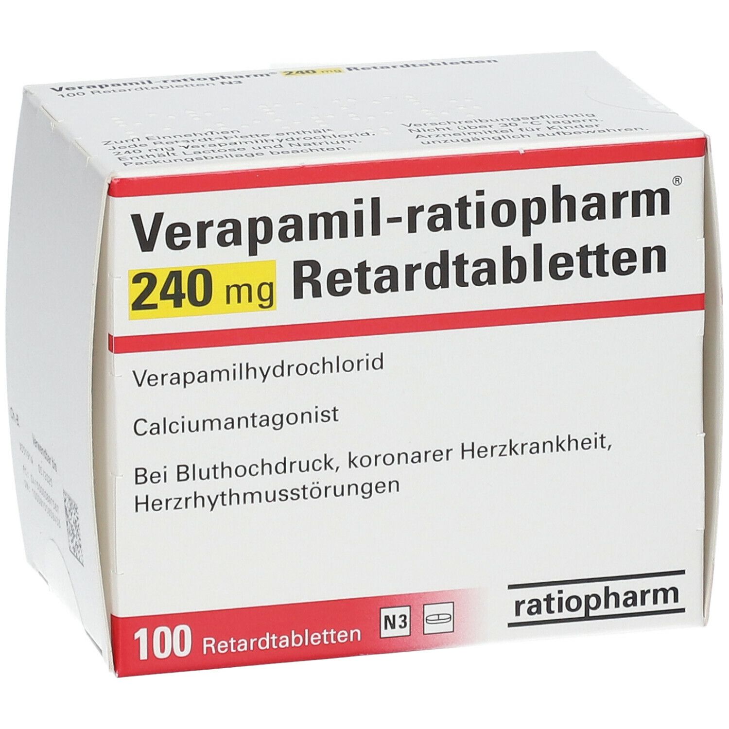 Verapamil-ratiopharm® 240 mg