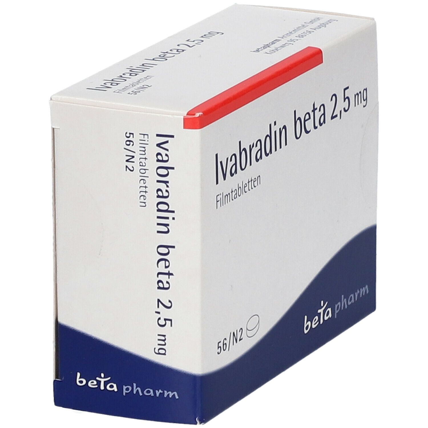 Ivabradin beta 2,5 mg Filmtabletten 56 St