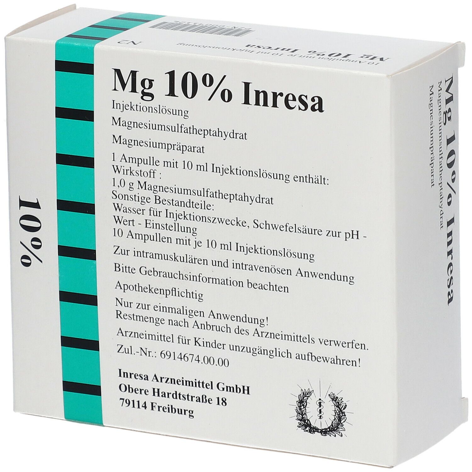 MG 10% Inresa Injektionslösung