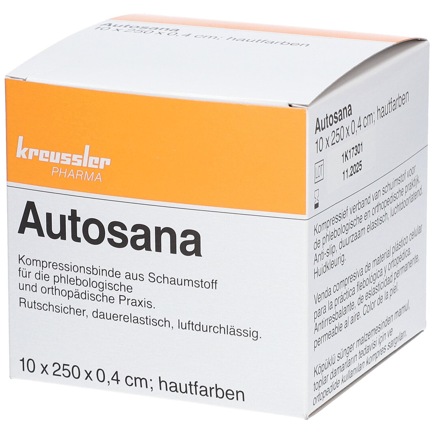 Autosana 10cmx2,5mx0,4cm hau