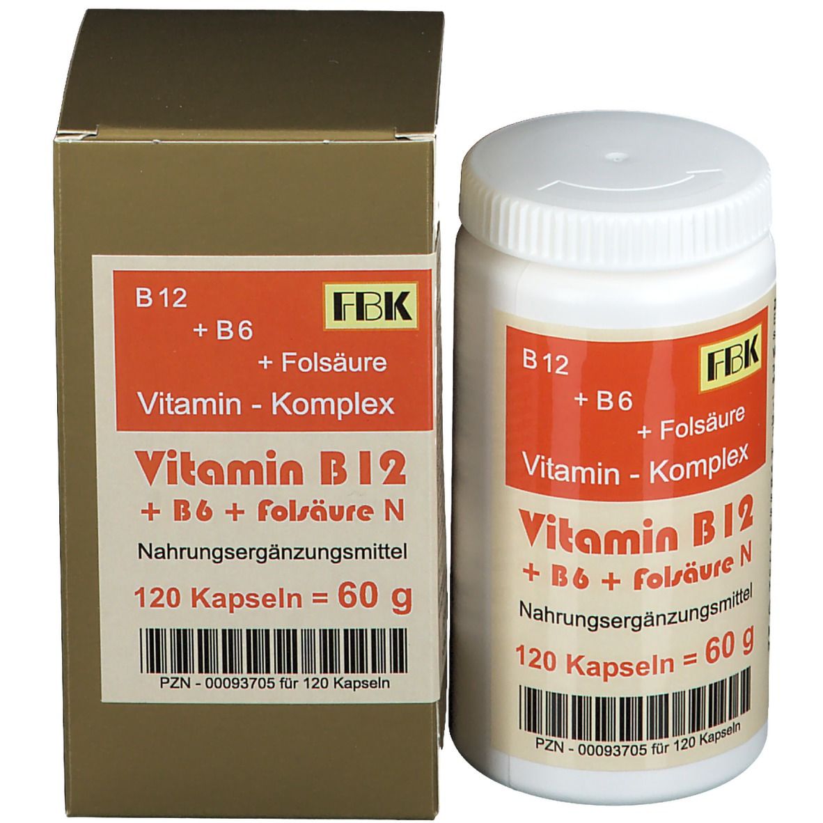 Bioxera® Vitamine B12 + B6 + Acide folique N