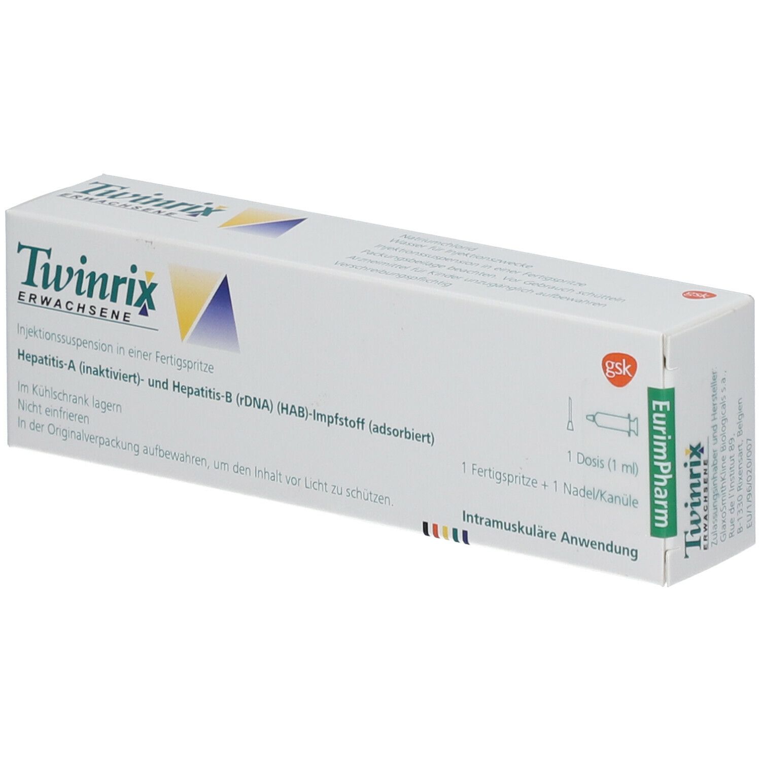 Twinrix Erwachsene Impfdosis 1 St Mit Dem E-Rezept Kaufen - Shop Apotheke