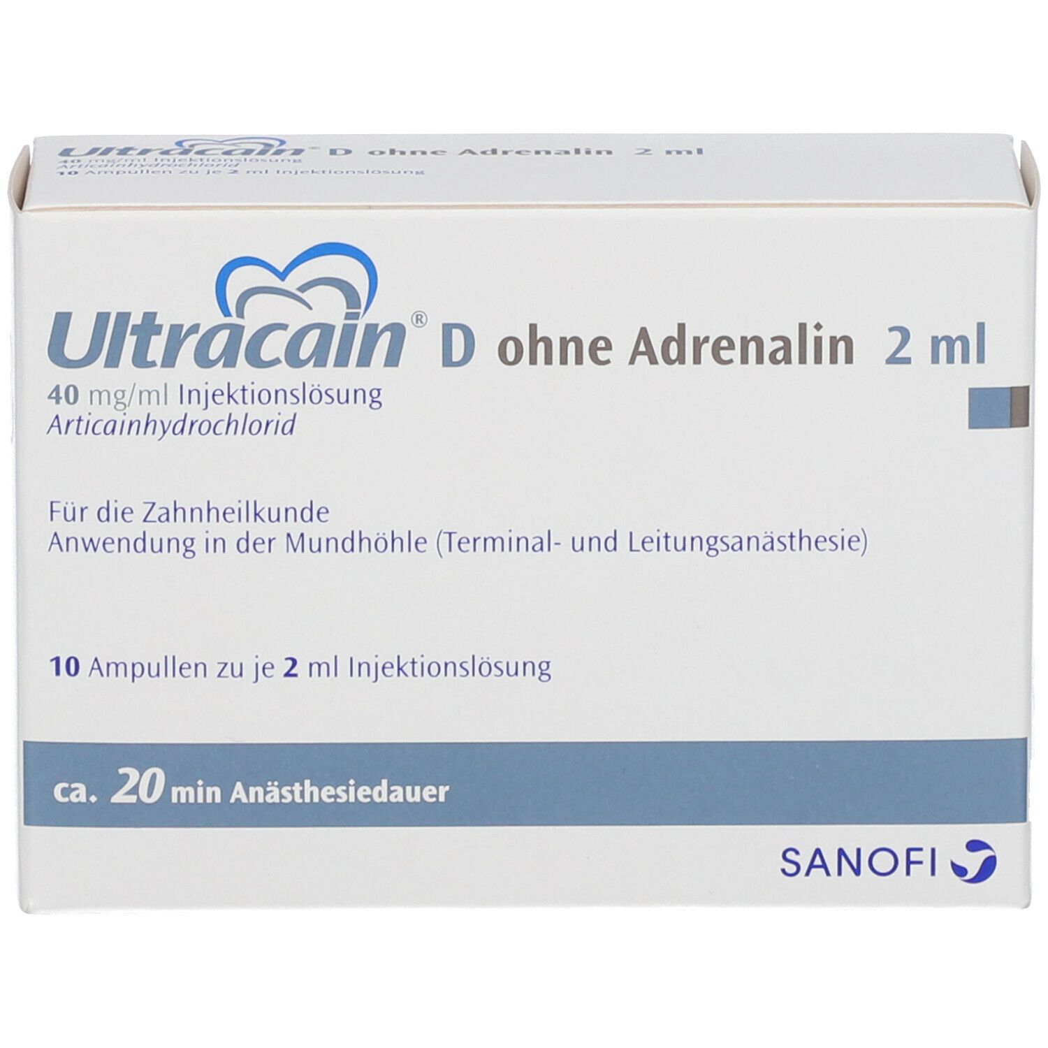 Ultracain® D ohne Adrenalin 2 ml