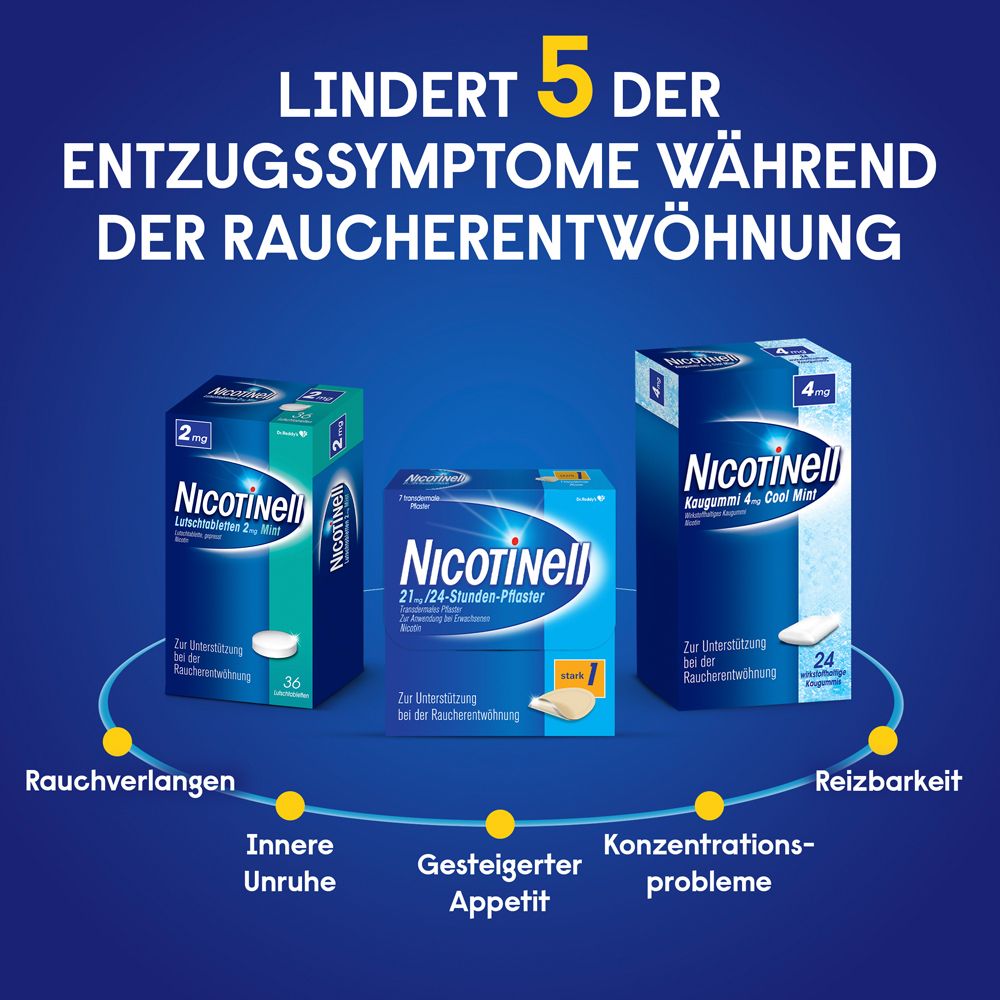 Nicotinell® 7 mg 24-Stunden-Pflaster