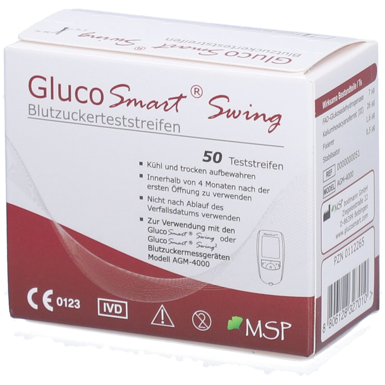 GLUCOSMART® Swing Blutzuckerteststreifen