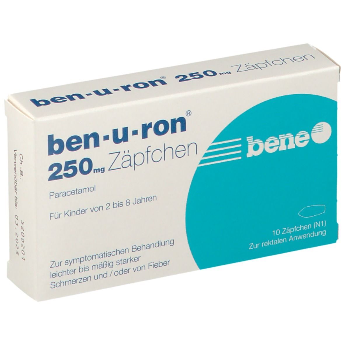 Ben-U-Ron 250 mg Suppositorien