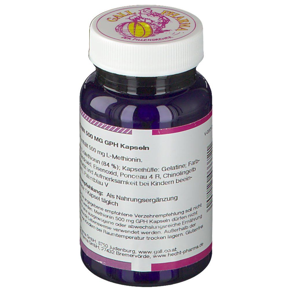 METHIONIN 500 mg GPH Kapseln