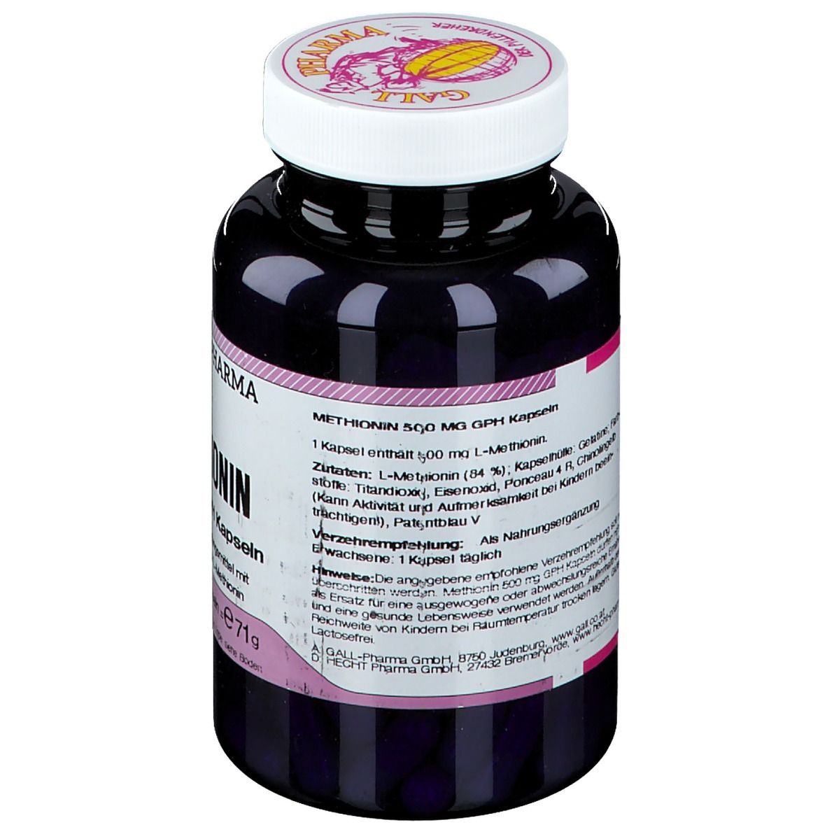 GALL PHARMA Methionin 500 mg GPH Kapseln