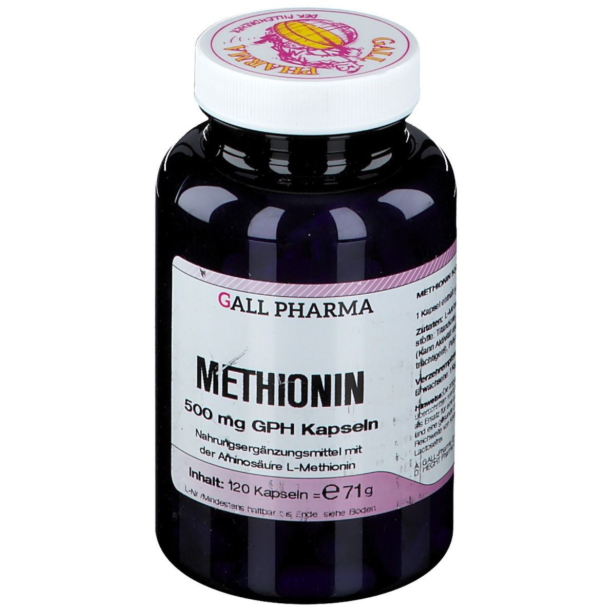 GALL PHARMA Methionin 500 mg GPH Kapseln