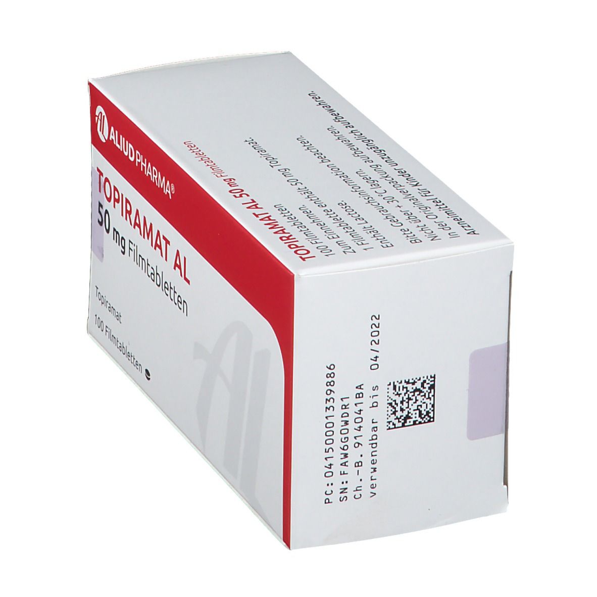 Topiramat AL 50 mg Filmtabletten 100 St