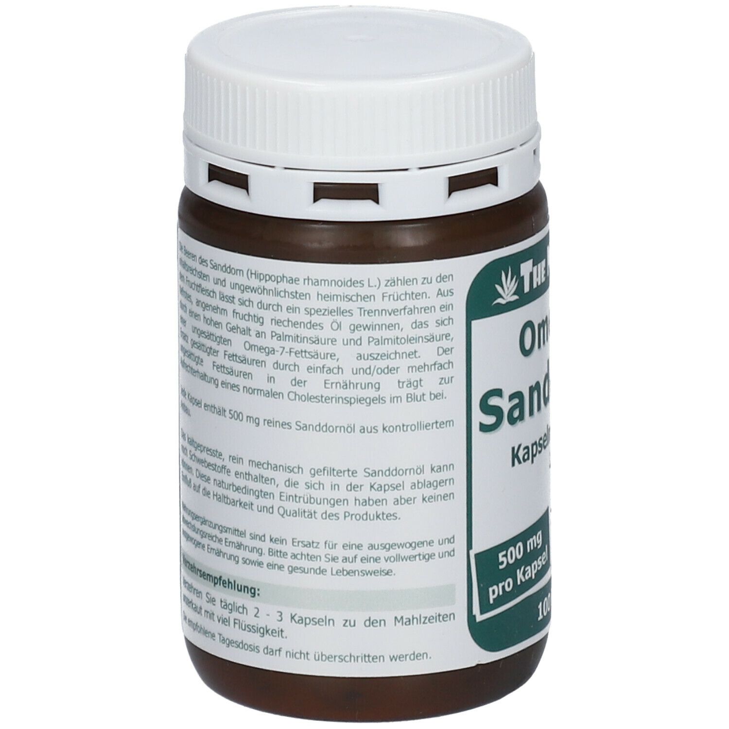 Omega 7 Sanddornöl 500 mg Bio Kapseln