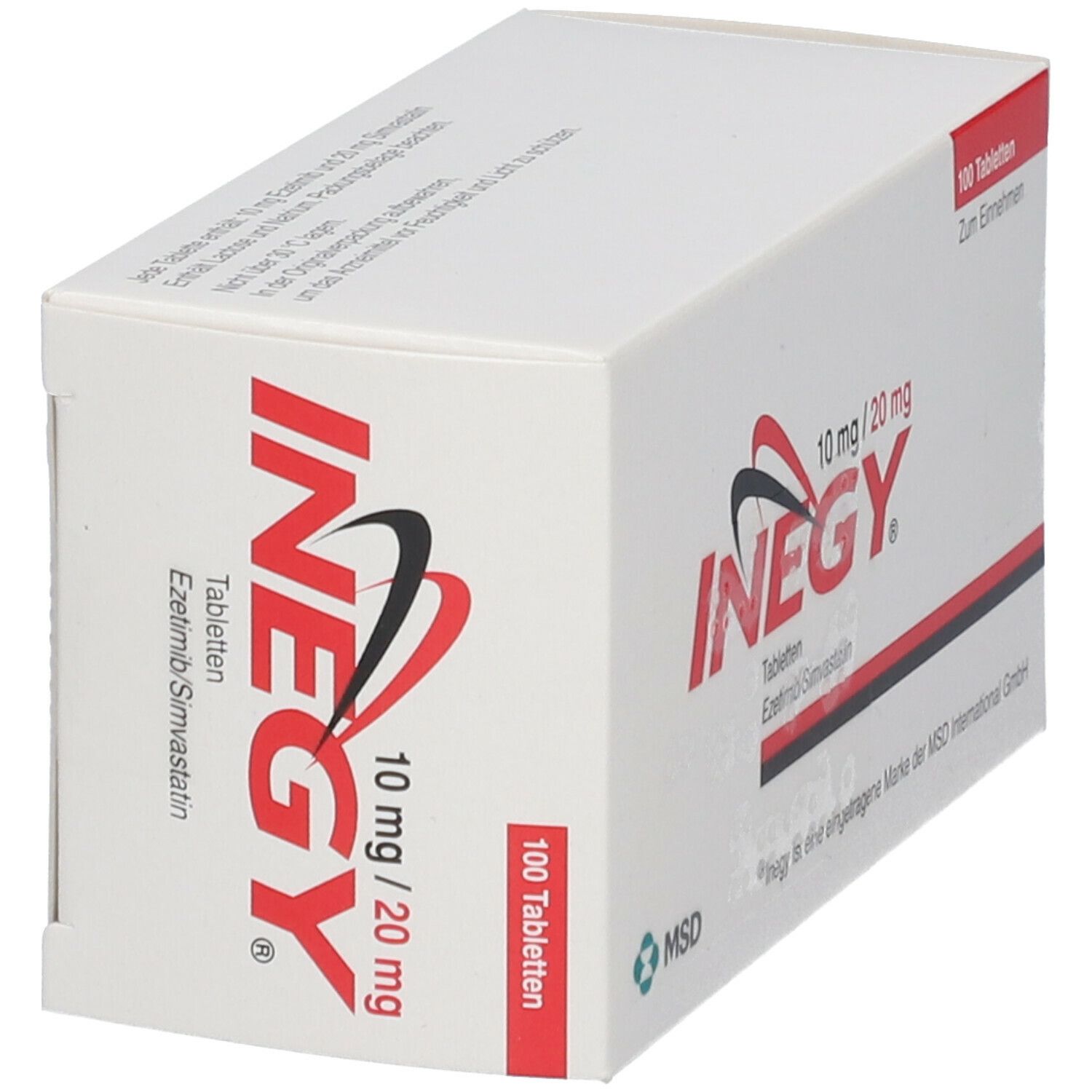 Inegy 10 mg/20 mg Tabletten 100 St