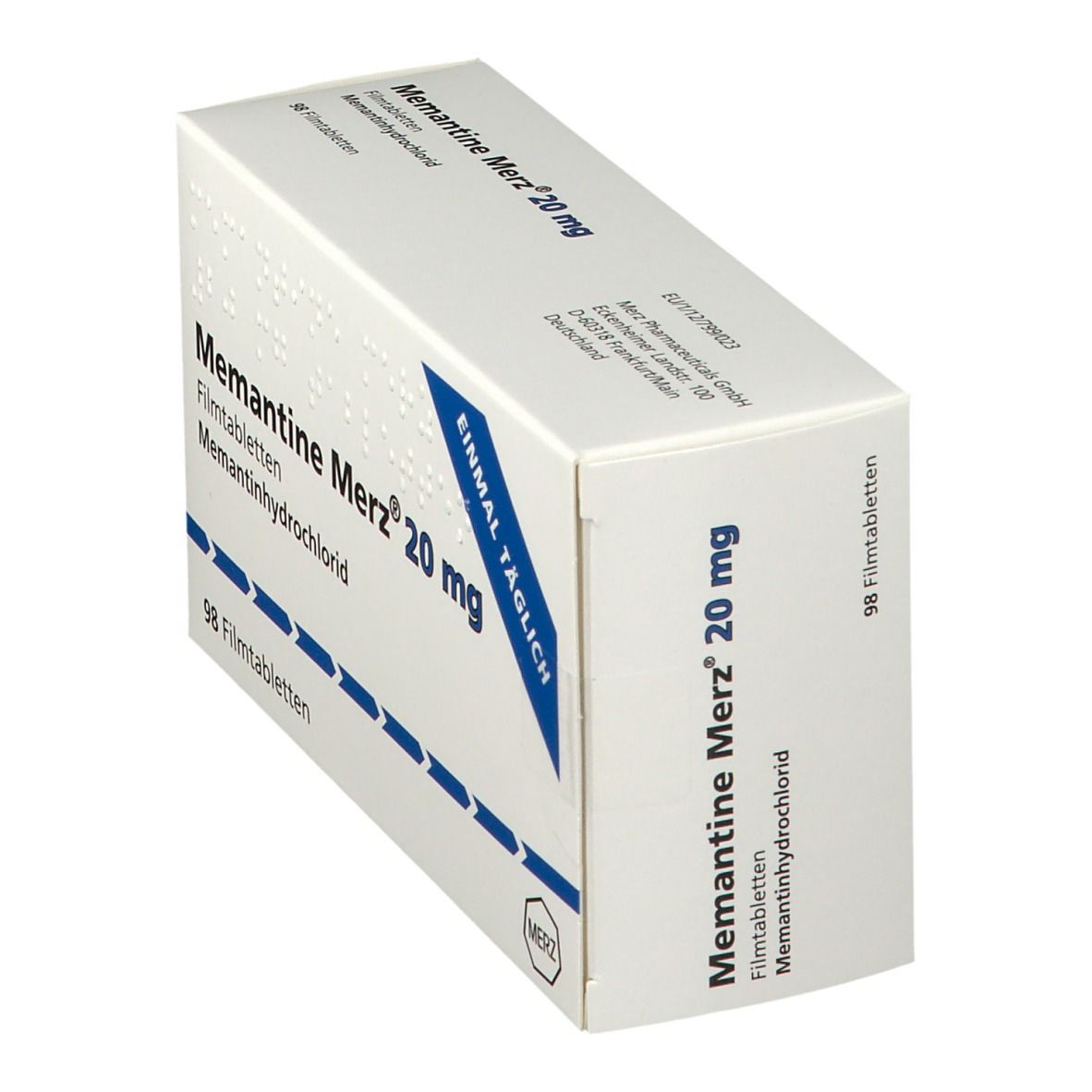 Memantine Merz 20 mg Filmtabletten 98 St