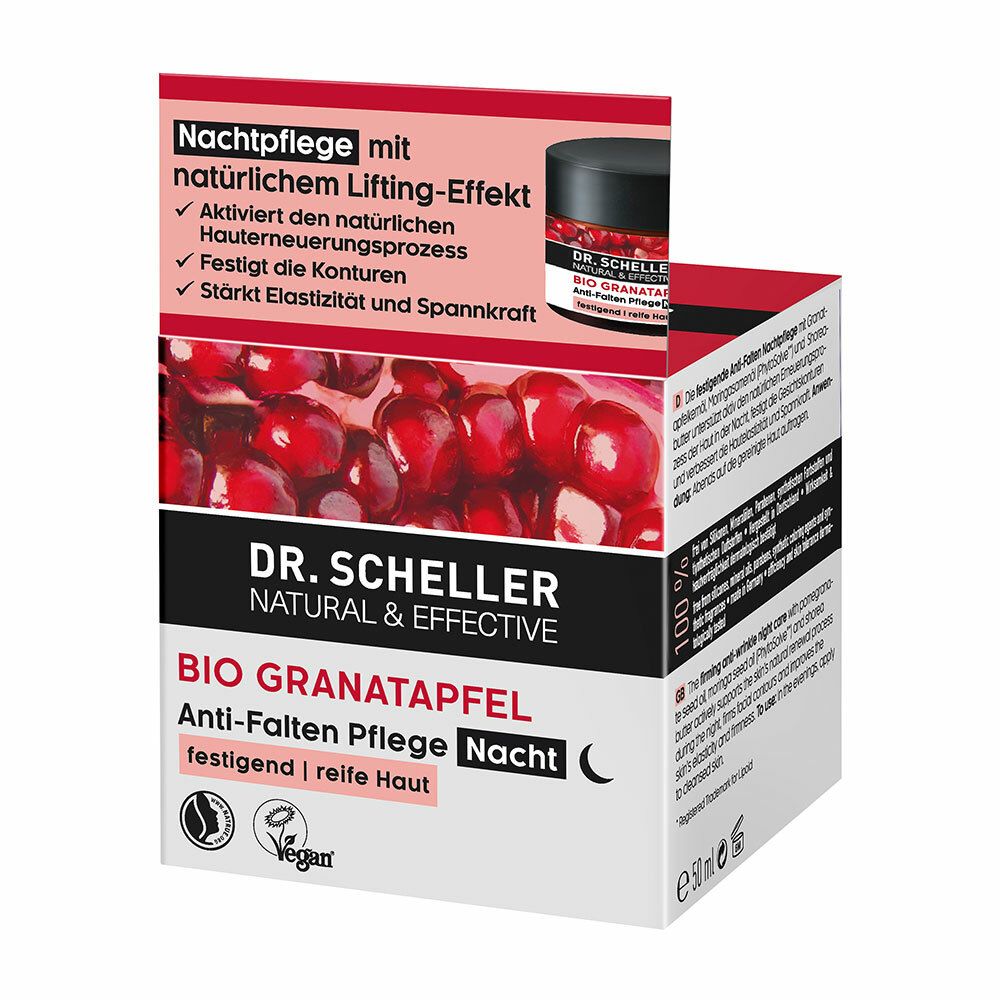 DR. SCHELLER Bio-Granatapfel Anti-Falten Pflege Nacht