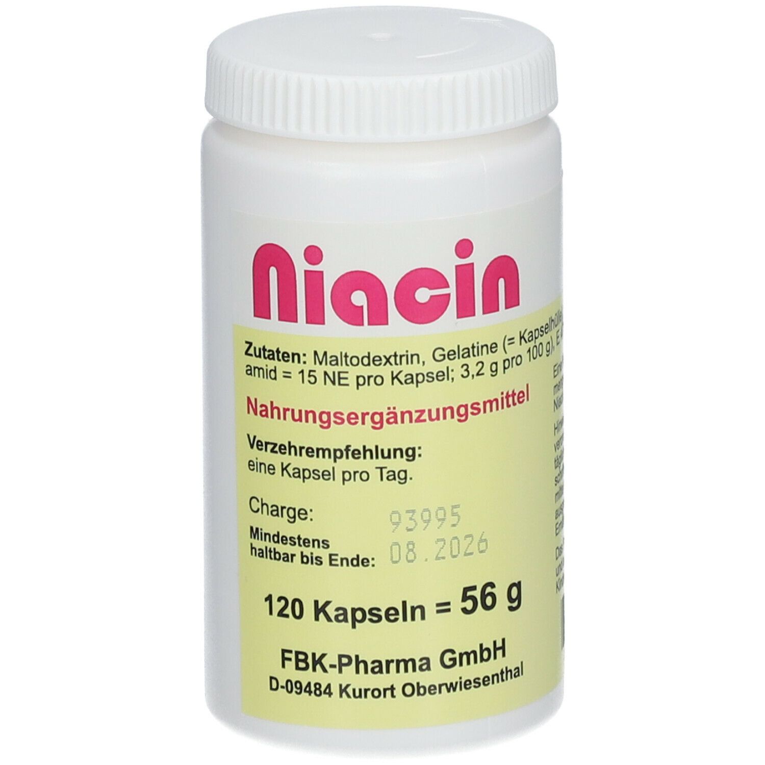 Niacin 120 St - shop-apotheke.com