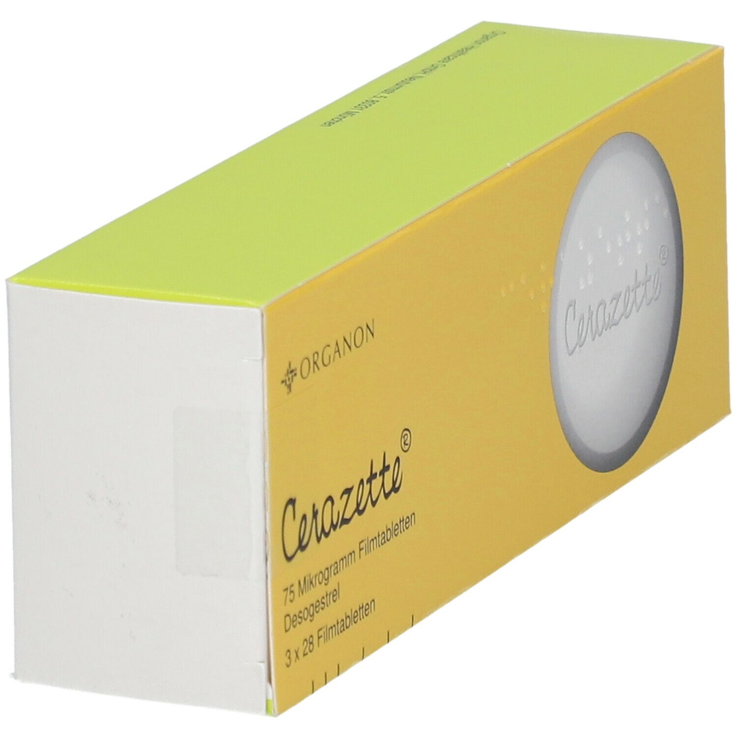 Cerazette 75 Mikrogramm Filmtabletten 3x28 St