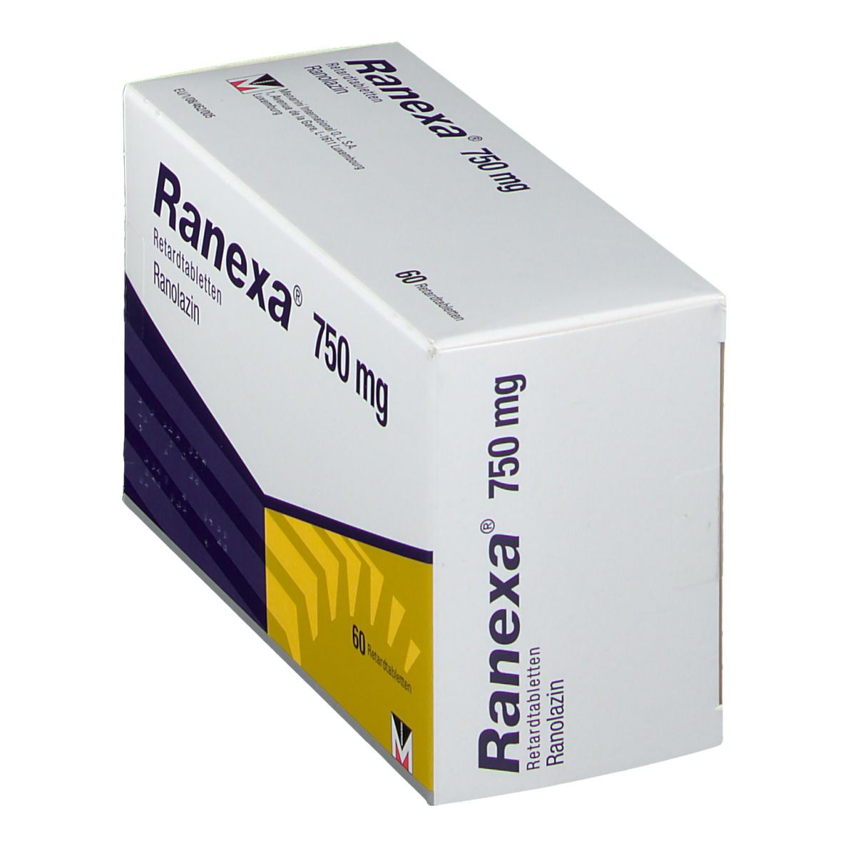 Ranexa 750 mg Retardtabletten 60 St Retard-Tabletten