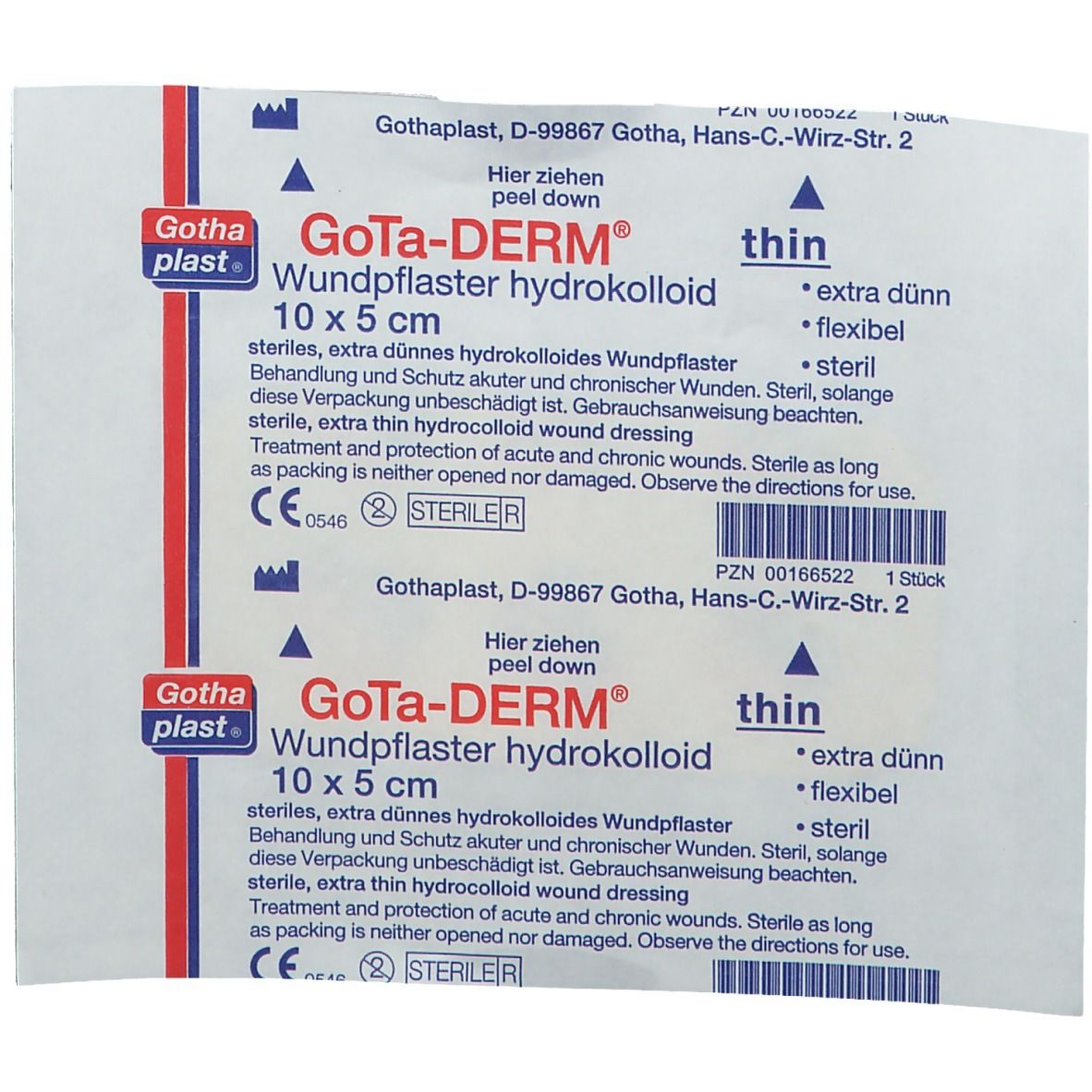 GoTa-DERM® Wundpflaster hydrokolloid 10 cm x 5 cm