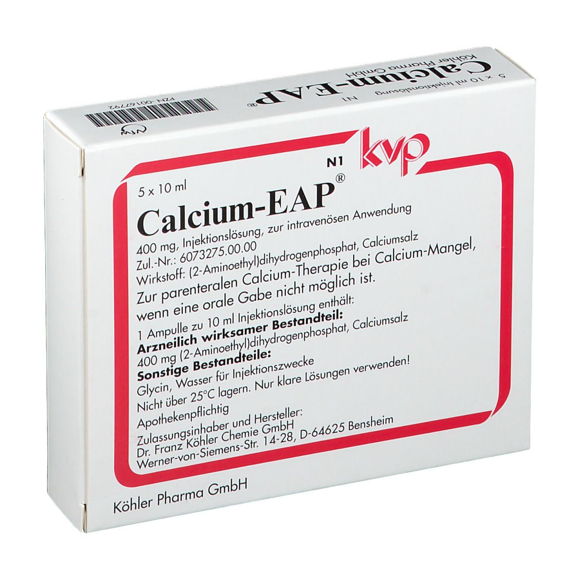 Calcium EAP Ampullen 5x10 ml