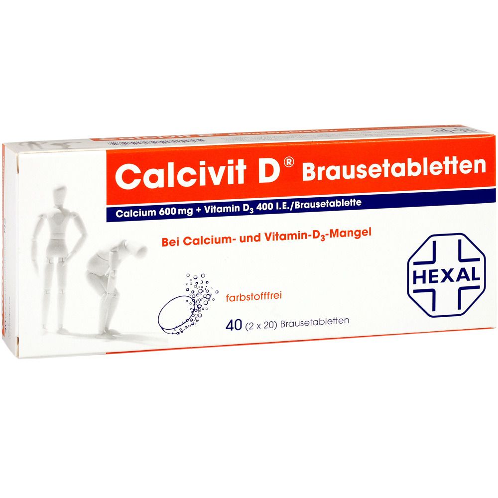 Calcivit D® Brausetabletten, 600 mg/400 I.e.